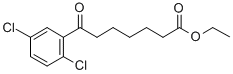 ETHYL 7-(2,5-DICHLOROPHENYL)-7-OXOHEPTANOATE Struktur