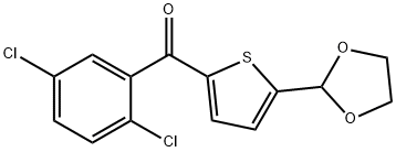 2-(2,5-DICHLOROBENZOYL)-5-(1,3-DIOXOLAN-2-YL)THIOPHENE price.