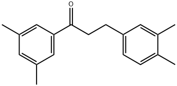 3',5'-DIMETHYL-3-(3,4-DIMETHYLPHENYL)PROPIOPHENONE Struktur