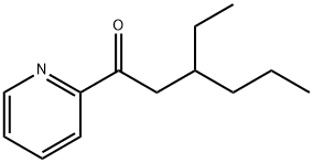 1-ETHYLPENTYL 2-PYRIDYL KETONE Struktur