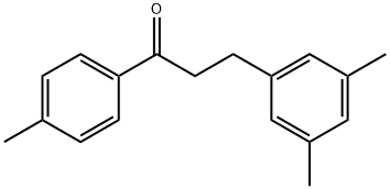 3-(3,5-DIMETHYLPHENYL)-4'-METHYLPROPIOPHENONE Struktur