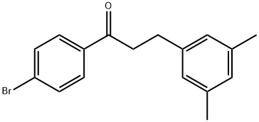 4'-BROMO-3-(3,5-DIMETHYLPHENYL)PROPIOPHENONE Struktur