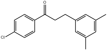 4'-CHLORO-3-(3,5-DIMETHYLPHENYL)PROPIOPHENONE Struktur