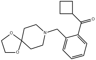 CYCLOBUTYL 2-[8-(1,4-DIOXA-8-AZASPIRO[4.5]DECYL)METHYL]PHENYL KETONE price.