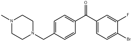 4-BROMO-3-FLUORO-4'-(4-METHYLPIPERAZINOMETHYL) BENZOPHENONE price.