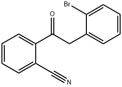 2-(2-BROMOPHENYL)-2'-CYANOACETOPHENONE Struktur