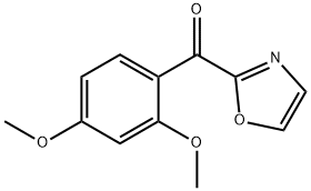 2-(2,4-DIMETHOXYBENZOYL)OXAZOLE Struktur