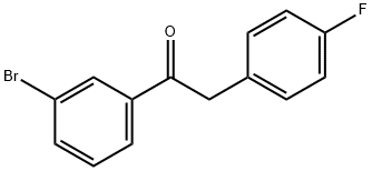 3'-BROMO-2-(4-FLUOROPHENYL)ACETOPHENONE Struktur