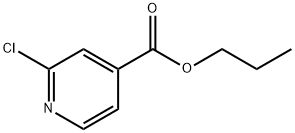 PROPYL 2-CHLOROISONICOTINATE Struktur