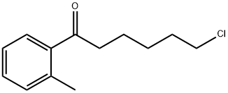 6-CHLORO-1-(2-METHYLPHENYL)-1-OXOHEXANE Struktur