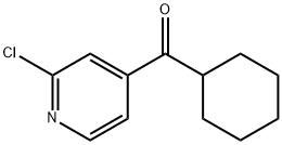 (2-CHLORO-PYRIDIN-4-YL)-CYCLOHEXYL-METHANONE Struktur