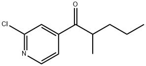 1-(2-CHLORO-PYRIDIN-4-YL)-2-METHYL-PENTAN-1-ONE Struktur