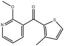 2-METHOXY-3-(3-METHYL-2-THENOYL)PYRIDINE Struktur