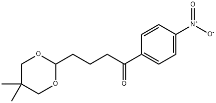 4-(5,5-DIMETHYL-1,3-DIOXAN-2-YL)-4'-NITROBUTYROPHENONE Struktur