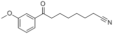 8-(3-METHOXYPHENYL)-8-OXOOCTANENITRILE Struktur