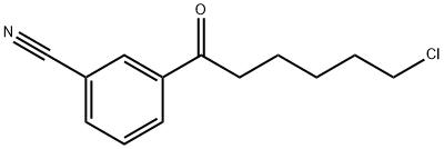 6-CHLORO-1-(3-CYANOPHENYL)-1-OXOHEXANE Struktur