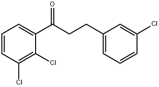 3-(3-CHLOROPHENYL)-2',3'-DICHLOROPROPIOPHENONE Struktur