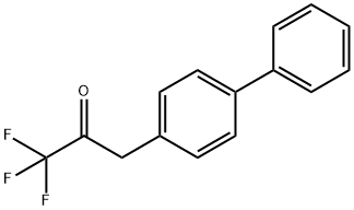 3-(4-BIPHENYL)-1,1,1-TRIFLUORO-2-PROPANONE Struktur