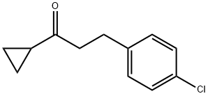 2-(4-CHLOROPHENYL)ETHYL CYCLOPROPYL KETONE Struktur