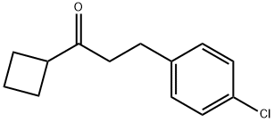 2-(4-CHLOROPHENYL)ETHYL CYCLOBUTYL KETONE Struktur