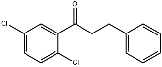 2',5'-DICHLORO-3-PHENYLPROPIOPHENONE Struktur