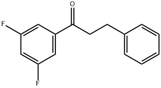 3',5'-DIFLUORO-3-PHENYLPROPIOPHENONE Struktur