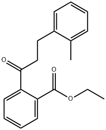 2'-CARBOETHOXY-3-(2-METHYLPHENYL)PROPIOPHENONE Struktur