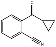 2-CYANOPHENYL CYCLOPROPYL KETONE Struktur