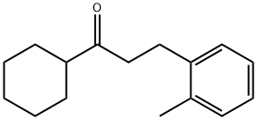 CYCLOHEXYL 2-(2-METHYLPHENYL)ETHYL KETONE Struktur