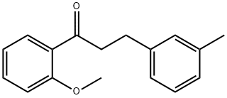 2'-METHOXY-3-(3-METHYLPHENYL)PROPIOPHENONE Struktur