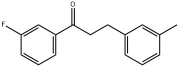 3'-FLUORO-3-(3-METHYLPHENYL)PROPIOPHENONE Struktur