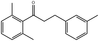 2',6'-DIMETHYL-3-(3-METHYLPHENYL)PROPIOPHENONE Struktur