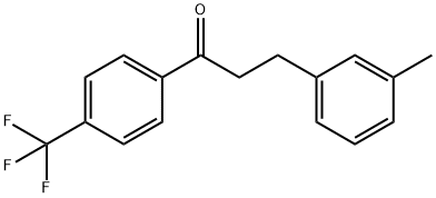 3-(3-METHYLPHENYL)-4'-TRIFLUOROMETHYLPROPIOPHENONE Struktur