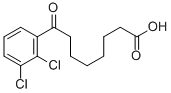 8-(2,3-DICHLOROPHENYL)-8-OXOOCTANOIC ACID Struktur