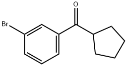 (3-BROMOPHENYL)-CYCLOPENTYLMETHANONE 結(jié)構(gòu)式