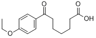 7-(4-ETHOXYPHENYL)-7-OXOHEPTANOIC ACID Struktur