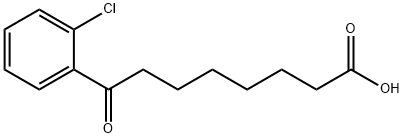 8-(2-CHLOROPHENYL)-8-OXOOCTANOIC ACID Struktur