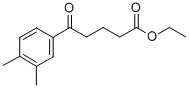 ETHYL 5-(3,4-DIMETHYLPHENYL)-5-OXOVALERATE Struktur