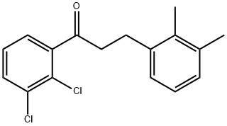 2',3'-DICHLORO-3-(2,3-DIMETHYLPHENYL)PROPIOPHENONE Struktur