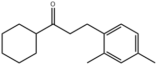 CYCLOHEXYL 2-(2,4-DIMETHYLPHENYL)ETHYL KETONE Struktur