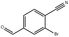 3-Bromo-4-cyanobenzaldehyde Struktur