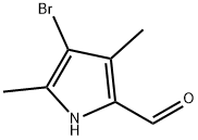 4-BROMO-3,5-DIMETHYL-1H-PYRROLE-2-CARBALDEHYDE Struktur