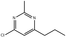 4-chloro-2-methyl-6-propylpyrimidine Struktur