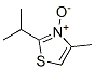 Thiazole,  4-methyl-2-(1-methylethyl)-,  3-oxide Struktur