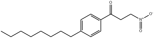 3-ニトロ-1-(4-オクチルフェニル)-1-プロパノン 化學(xué)構(gòu)造式