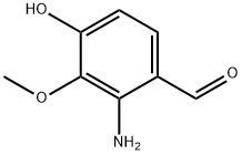 Benzaldehyde, 2-amino-4-hydroxy-3-methoxy- Struktur