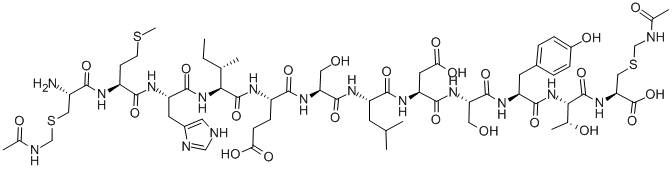 (CYS(ACM)20,31)-EGF (20-31) Struktur