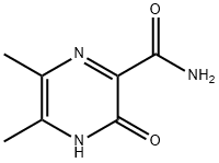 3-hydroxy-5,6-diMethylpyrazine-2-carboxaMide Struktur