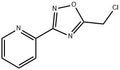 2-[5-(Chloromethyl)-1,2,4-oxadiazol-3-yl]pyridine Struktur