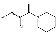 Piperidine, 1-(2,3-dichloroacryloyl)- (7CI) Struktur